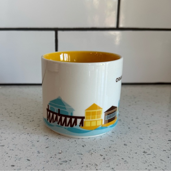 Starbucks You Are Here Orange County CA 14oz Ceramic Coffee Mug EUC - Picture 2 of 5